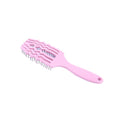 Hair System Pink Detangling Hairbrush with Scalp Stimulation