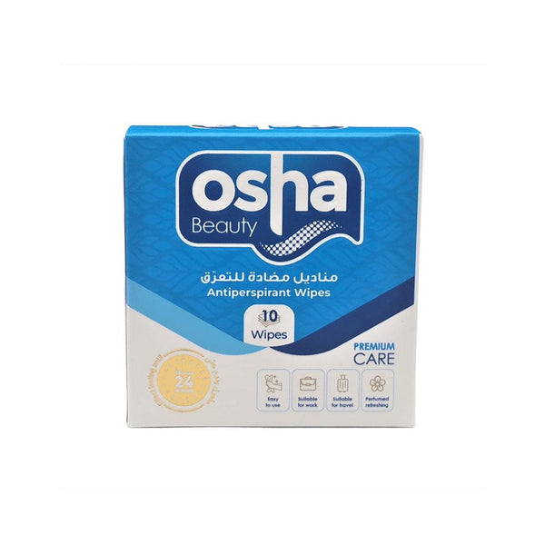 Antiperspirant Deodorant Wipes for Men Sweat Control Osha Beauty 10 Wipes