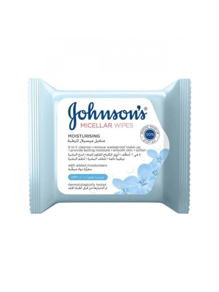 Micellar Facial Cleansing Wipes for Mature Skin - Johnson's - 25 Pack