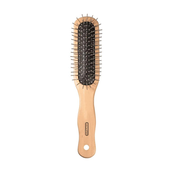Best Hairbrush for Fine Hair Detangling Smoothing Cushioned Titania 1 Count