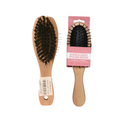 Mrway Large Double Wooden Detangling Hairbrush with Double Bristles