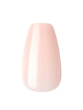 Kiss imPRESS Sand Color Press-On Nails - Short Oval Shape - 30 Pieces