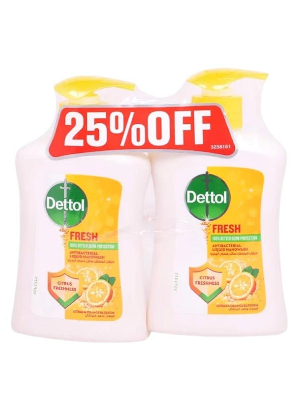 Dettol Refreshing Lemon & Orange Blossom Hand Wash 200ml