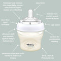 Breast Like Bottles Anti Colic Feeding Bottle Set Vital Baby 150ml 2Pc