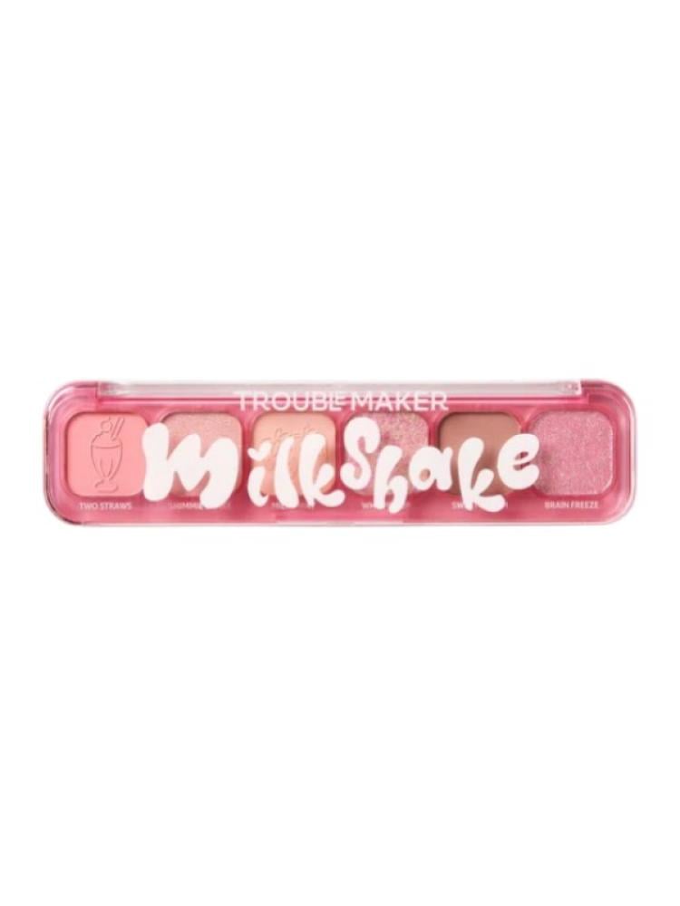 Trouble Maker Eyeshadow Palette - Milk Shake | Matte & Shimmer, 7.2g