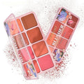 Kevin & Coco Blush Palette - 8-Color Powder Makeup Set