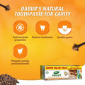 Dabur Herbal Clove Toothpaste Fluoride-Free 4 x 100g