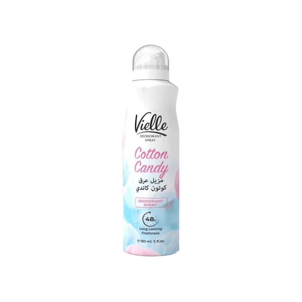 Vielle Cotton Candy Deodorant Spray 48H Protection Fresh Scent 150ml
