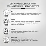 Vatika Oil Fusion Permanent Hair Color Natural Black Covers Grays Ammonia-Free 2.0