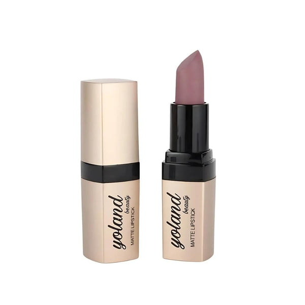 Yolande Beauty Matte Lipstick, Vitamin E, Creamy Texture, 3.8g