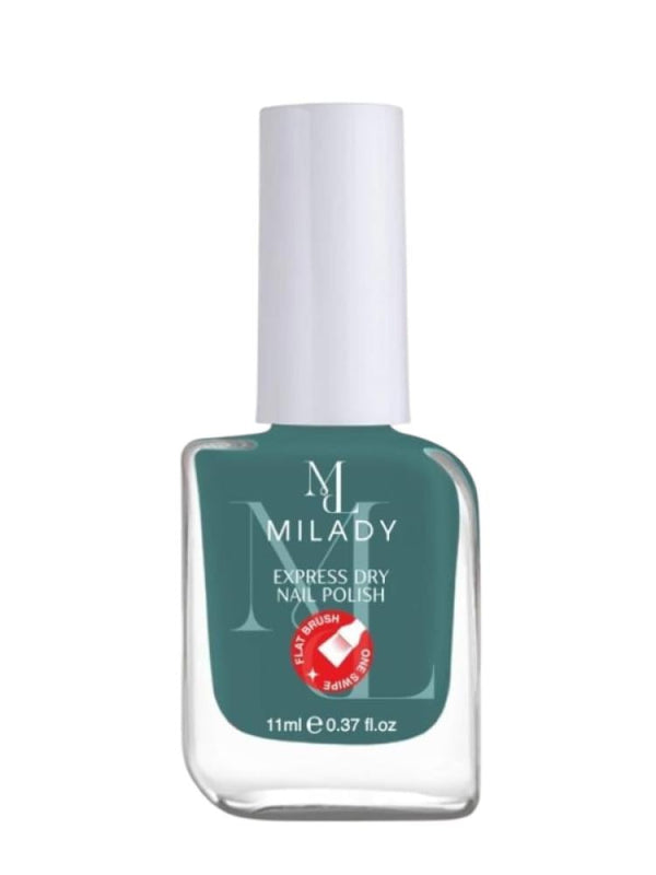 Milady Nail Polish 588 Dark Green Glossy Finish 11ml
