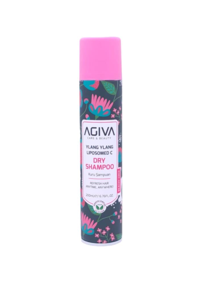 Agiva Ylang Ylang Liposomide C Java Dry Shampoo - 200 ml - Refreshes Hair Instantly
