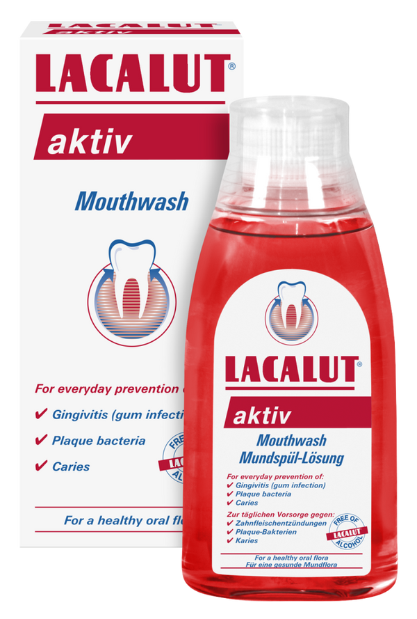 Antibacterial Mouth Wash Gum Health Protection Lacalut Aktiv 300ml
