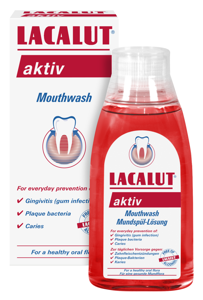 Antibacterial Mouth Wash Gum Health Protection Lacalut Aktiv 300ml