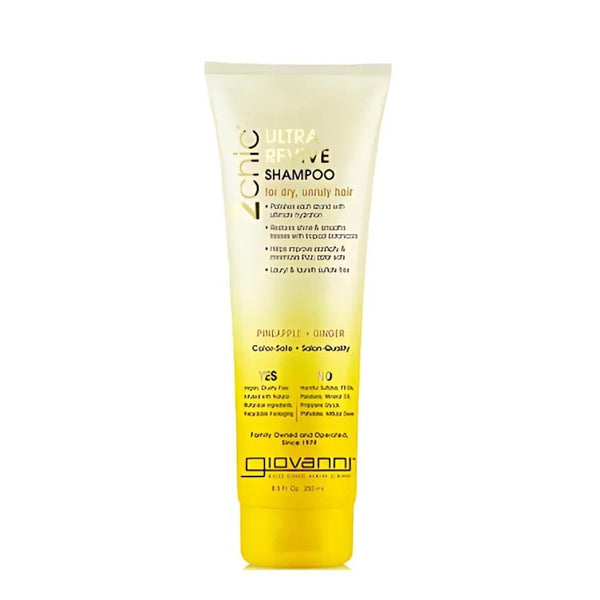 Giovanni Pineapple & Ginger Shampoo - Sulfate-Free, Moisturizing, 250ml
