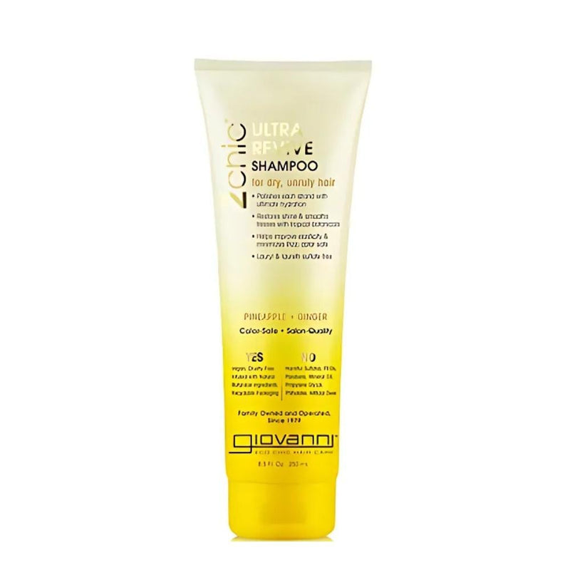 Giovanni Pineapple & Ginger Shampoo - Sulfate-Free, Moisturizing, 250ml