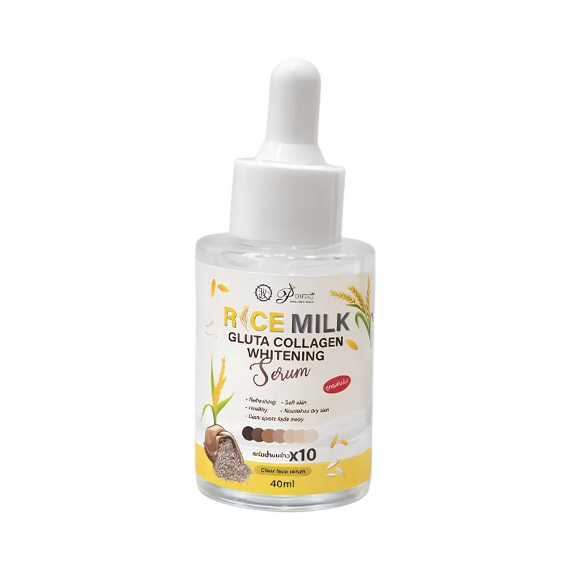 Face Serum For Dry Skin Collagen Glutathione Rice Milk Perfect Skin Lady 40ml