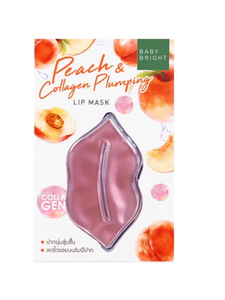 Hydrating Collagen Lip Mask with Peach Extract - Baby Bright 10g
