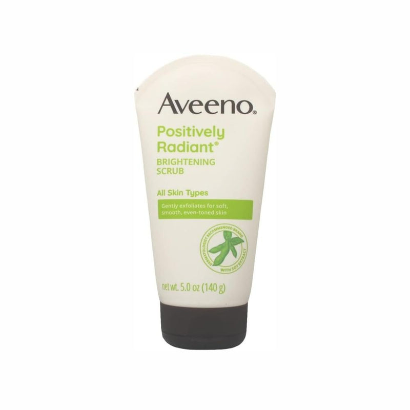 Aveeno Brightening Face and Body Scrub Exfoliating 140g
