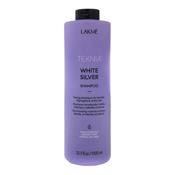 Lakme Teknia Silver White Shampoo, Paraben-Free, 1000 ml