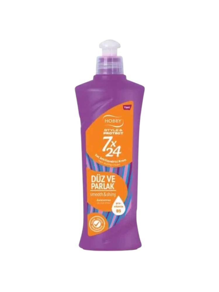 Hobby 7/24 Hair Styling Cream with Vitamin E & Pro-Vitamin B5, 250ml