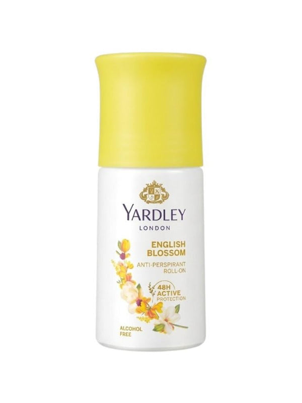 Yardley London English Blossom Roll-On Antiperspirant - 50ml