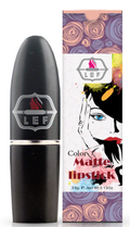 Matte Lipstick for Dry Lips Velvet Finish Shade 27 LEF COSMETIC 4g
