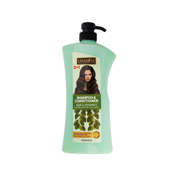 Shampoo and Conditioner Sidr & Vitamin E Lina Rose 1000ml