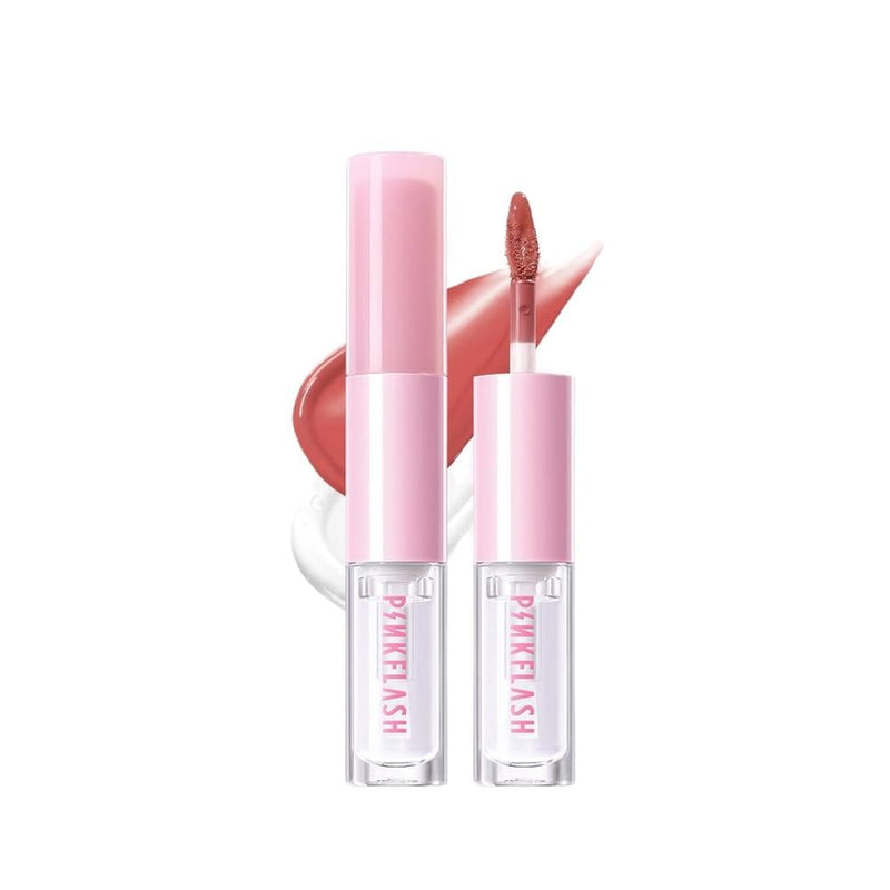 Pink Flash 2-in-1 Liquid Lipstick and Lip Gloss, PK02