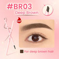 Pink Flash Eyebrow Pencil, Fine Tip, Smudge-Proof, BR03 Deep Brown