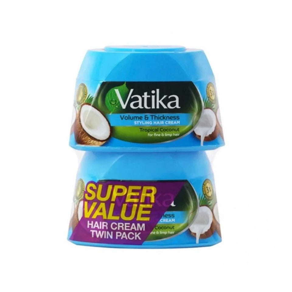 Vatika Tropical Coconut Styling Cream Nourishing Shine & Frizz Control 140ml