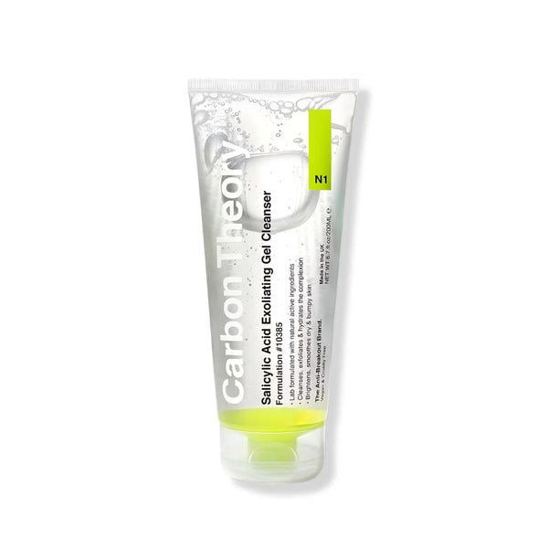 Carbon Theory Salicylic Acid Cleansing and Exfoliating Gel 200ml
