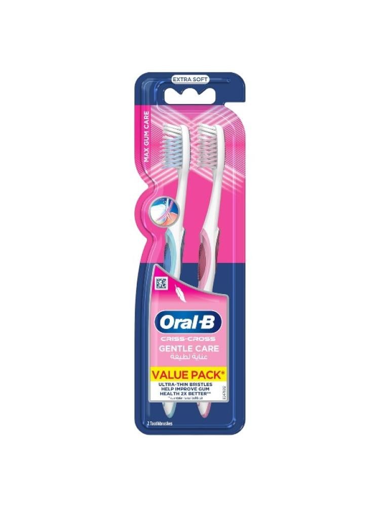 Oral-B Gentle Gum Care Toothbrush Ultra Soft 2 Count