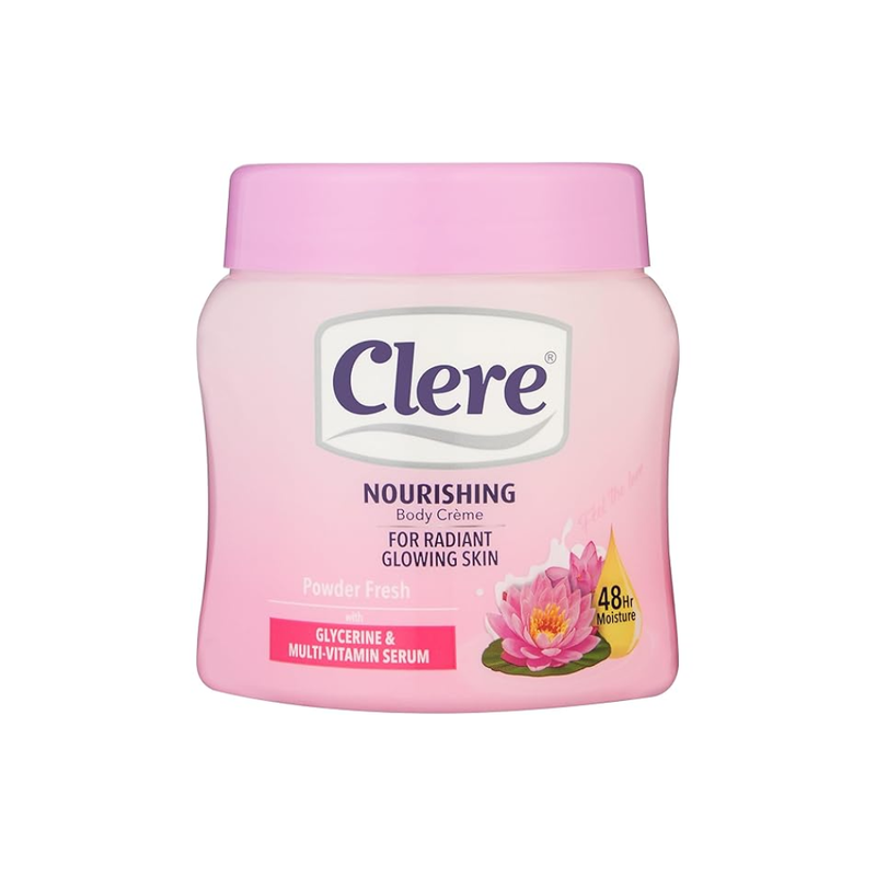 Clear Powder Body Moisturizing Cream, 500ml