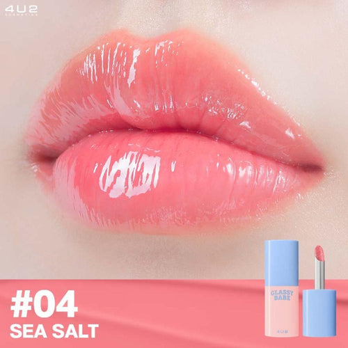 4U2 Glassy Babe Lip Gloss 4g | 04 Sea Salt