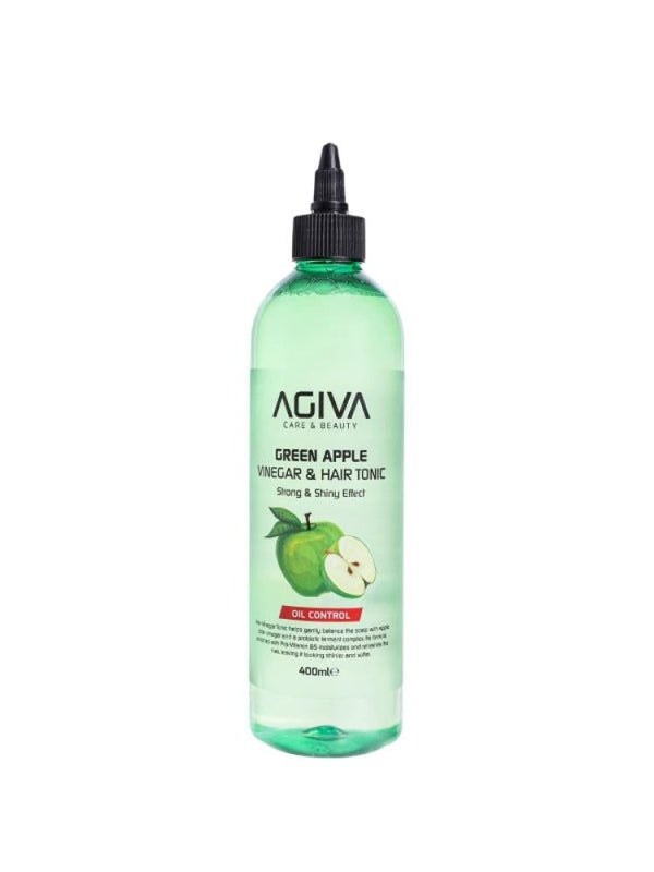Hair Tonic for Oily Scalp Green Apple Vinegar Oil Control AGIVA 400ml