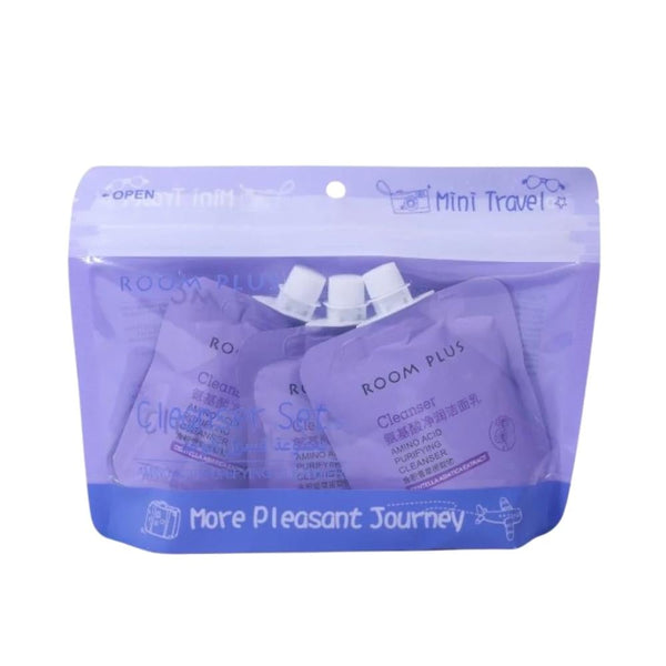 Room Plus Purifying Facial Wash Set with Centella Asiatica, 3 x 30ml