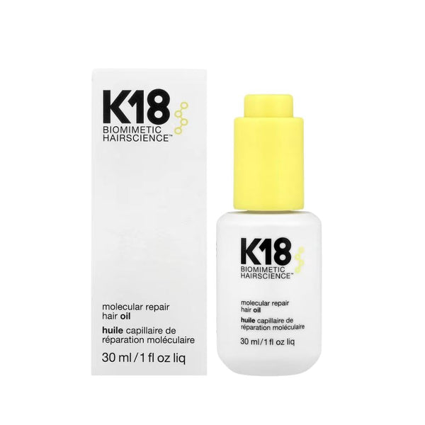 Molecular Repair Hair Oil Lightweight Frizz Control K18 30ml