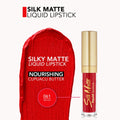 Flormar Silk Matte Liquid Lipstick 061 Kiss Red, Long-Lasting, Moisturizing