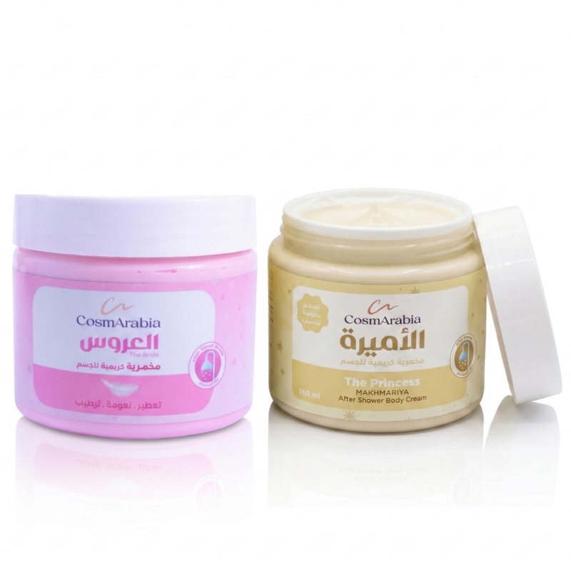 Body Lotion Set Long Lasting Fragrance Hydrating CosmArabia 2x360ml