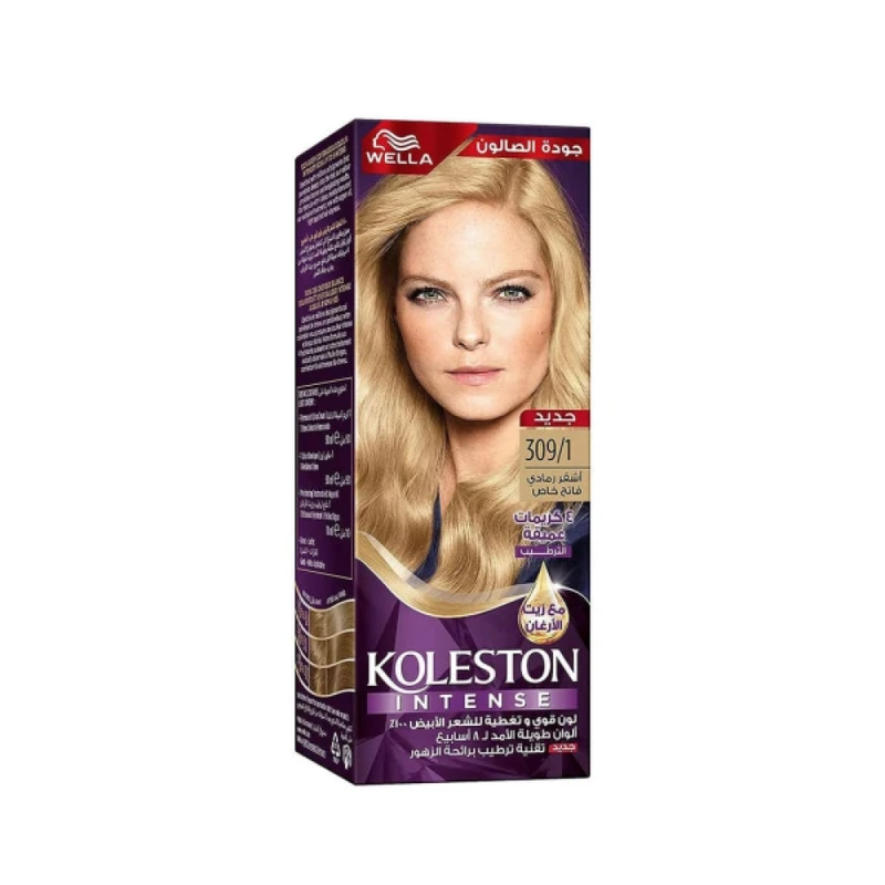 Wella Koleston Hair Dye, Special Light Ash Blonde, Gray Coverage, 110ml