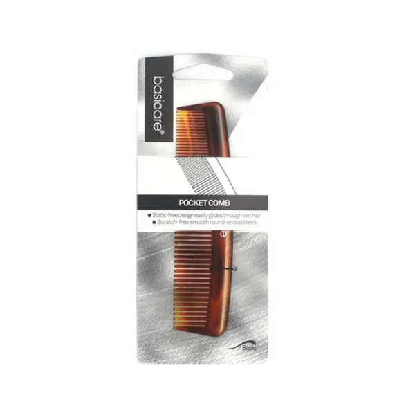 Basic Care Mini Hair Comb 3218, Lightweight Detangling Comb