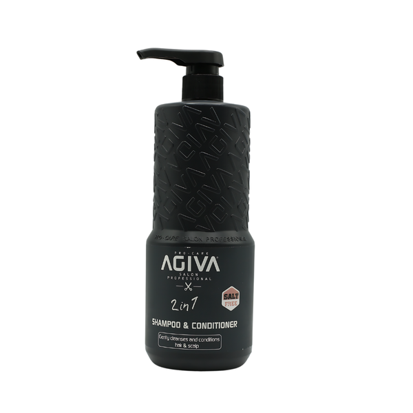 Agiva 2-in-1 Daily Shampoo and Conditioner, Hair and Scalp Cleansing, 800ml