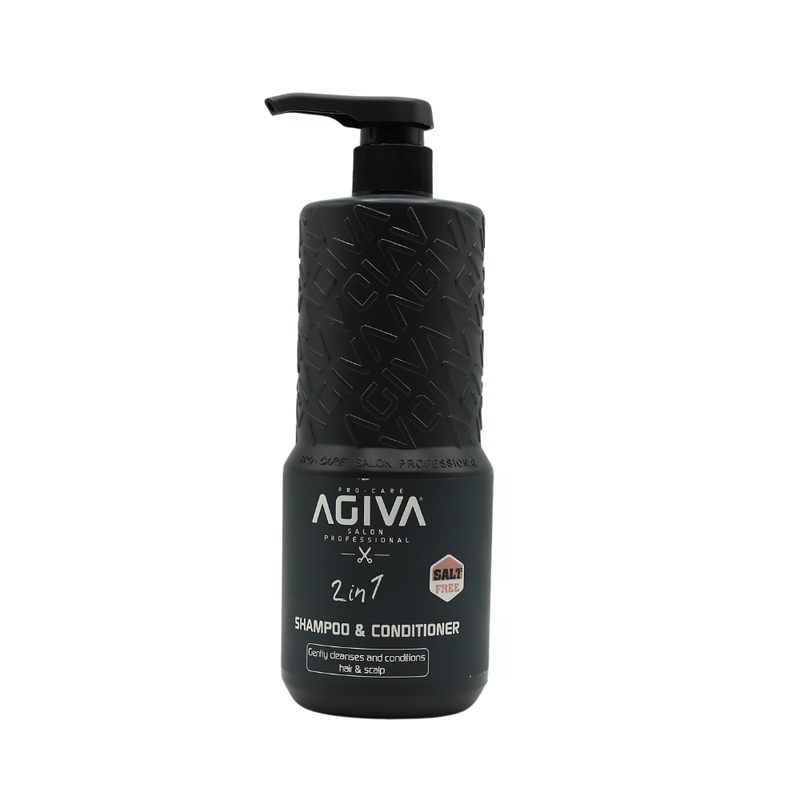 Agiva 2-in-1 Daily Shampoo and Conditioner, Hair and Scalp Cleansing, 800ml