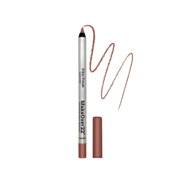 Makeover 22 Waterproof Filter Lip Liner, Matte Finish, Shade 01