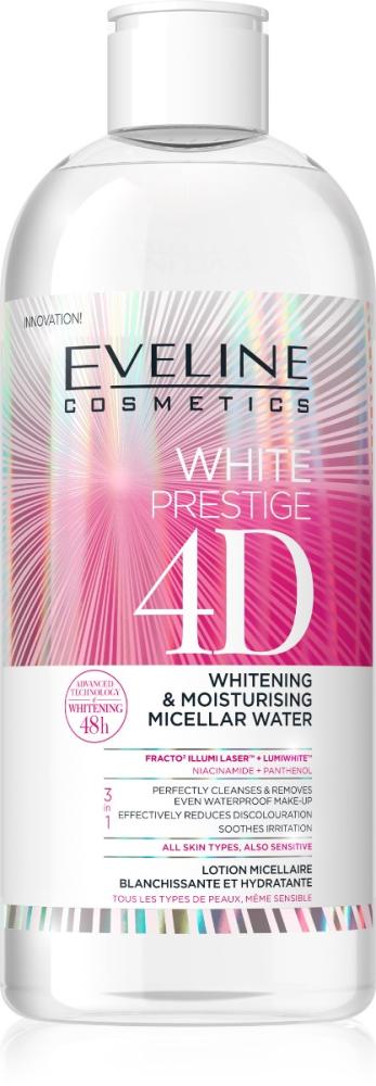 Micellar Cleansing Water Whitening Brightening Makeup Remover Eveline 400ml