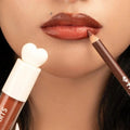 Hearts Lip Gloss 003 Chocolate Plump with Shea Butter & Vitamin E, Cherry Scent