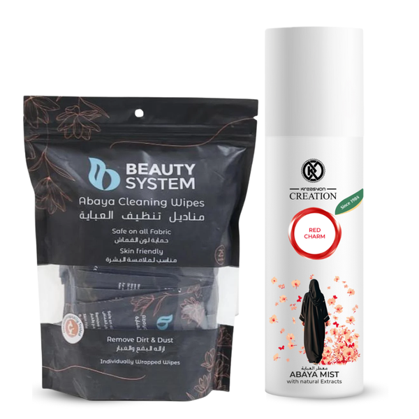 Abaya Elegance Collection Abaya Cleaning Wipes & Perfume Set