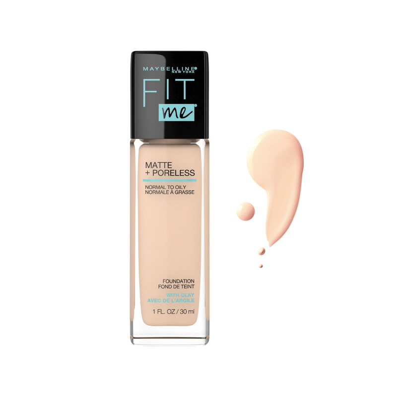Maybelline Fit Me Matte Poreless Liquid Foundation 115 Ivory for Oily Skin