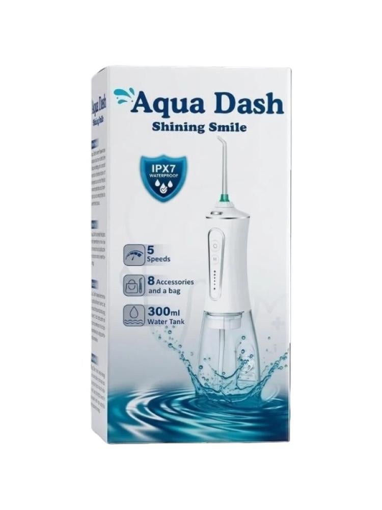 Best Rechargeable Water Flosser Aqua Dash White 300ml